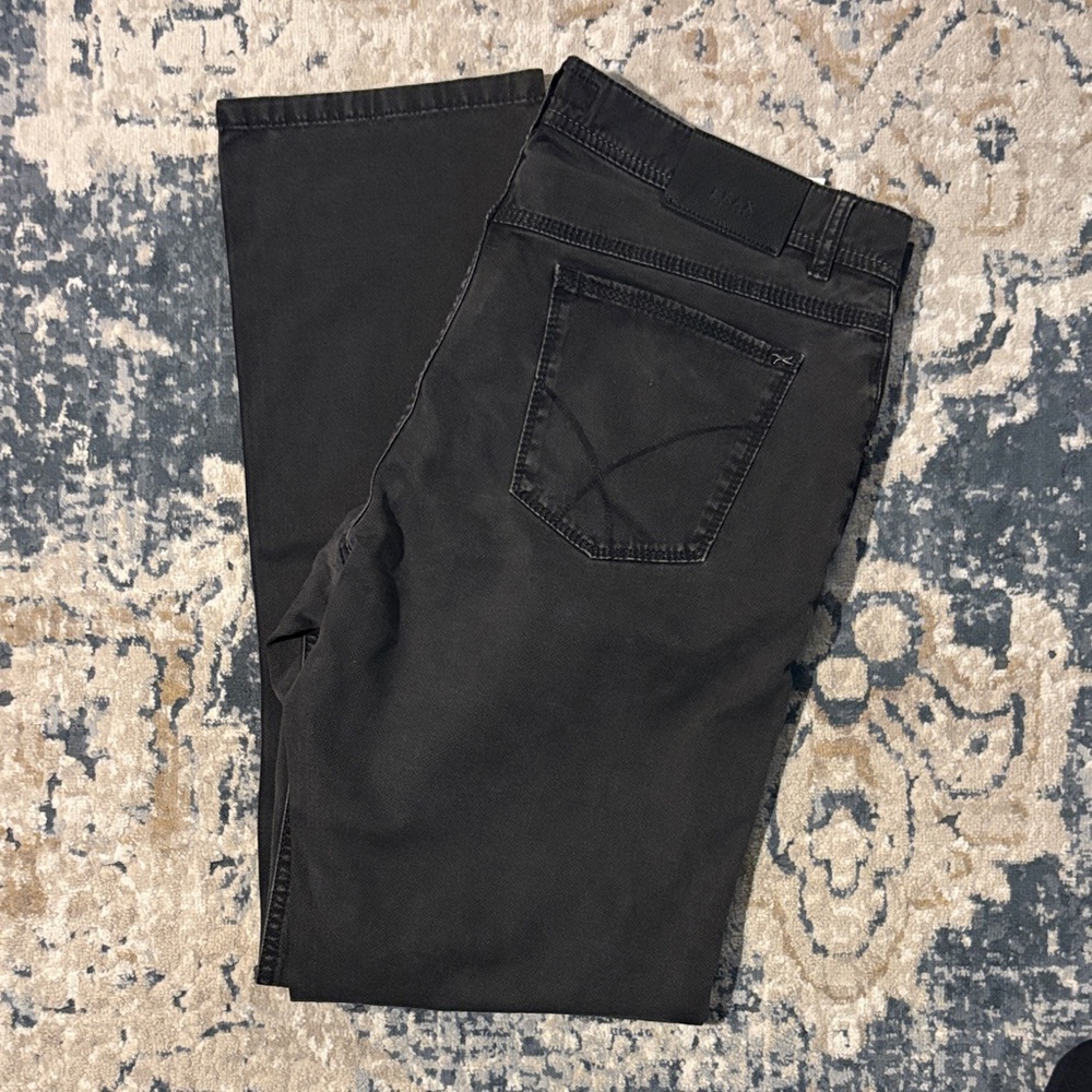 Brax Black Straight-Leg Men's Pants